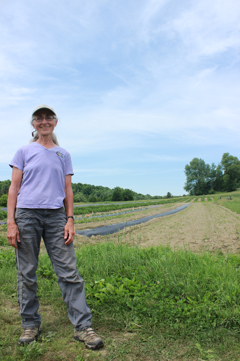 Vermont Certified Organic farmer Eugenie Doyle, of Last Resort Farm