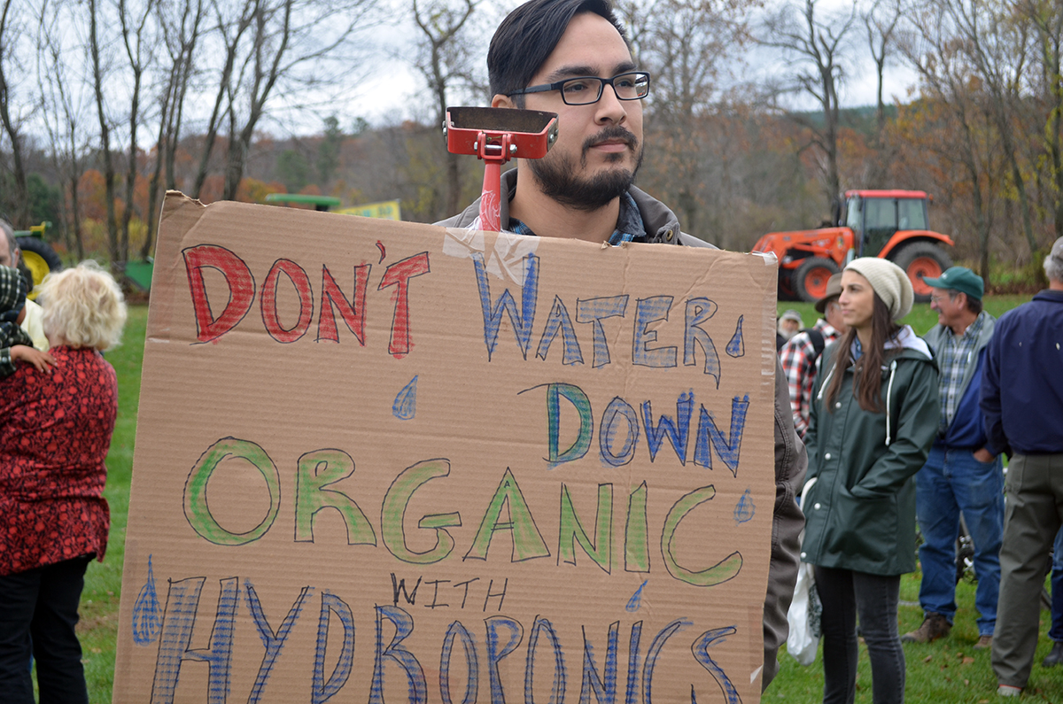 Don't water down organics