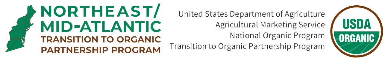 Logo for the USDA Transition to Organic Partnership Program