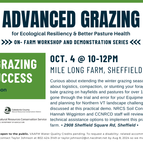 Flyer of grazing workshop